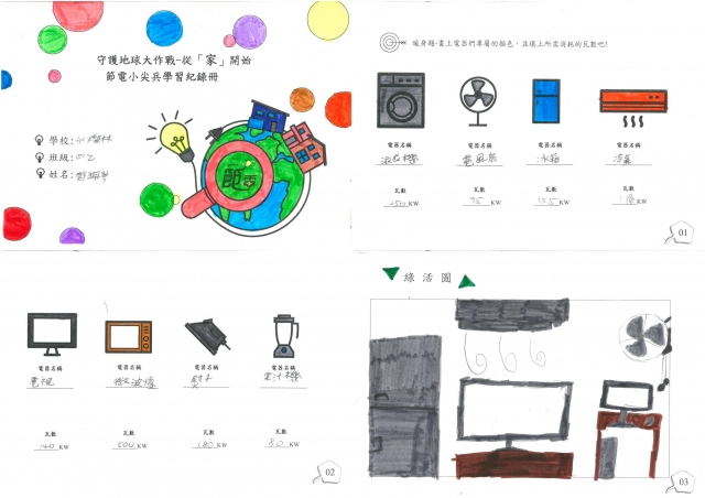 鄭珮岑-雲林縣小縣民教育活動學習紀錄冊-水燦林國小
