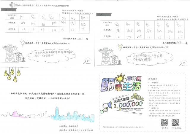 洪雅淇-雲林縣小縣民教育活動學習紀錄冊-水燦林國小