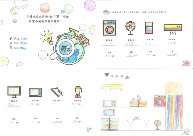 陳郁婷-雲林縣小縣民教育活動學習紀錄冊-水燦林國小