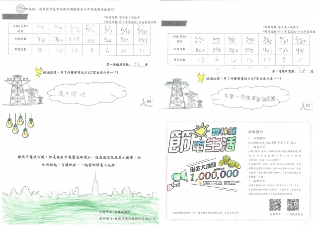 許芸溱-雲林縣小縣民教育活動學習紀錄冊-水燦林國小
