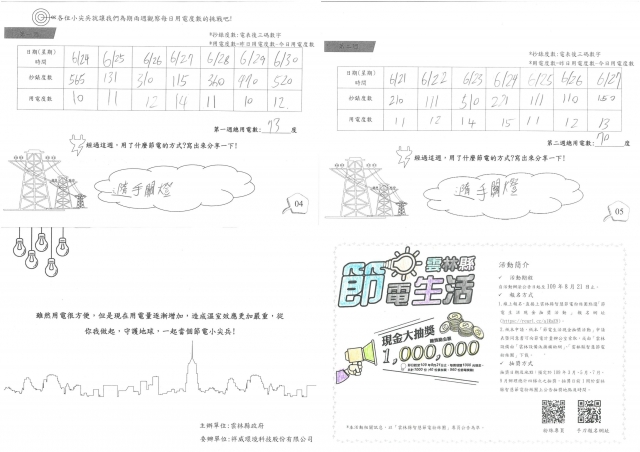 洪芷萱-雲林縣小縣民教育活動學習紀錄冊-水燦林國小