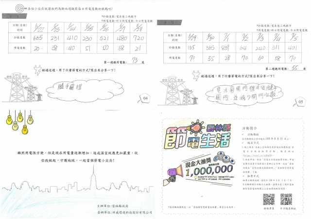 陳妍彤-雲林縣小縣民教育活動學習紀錄冊-水燦林國小