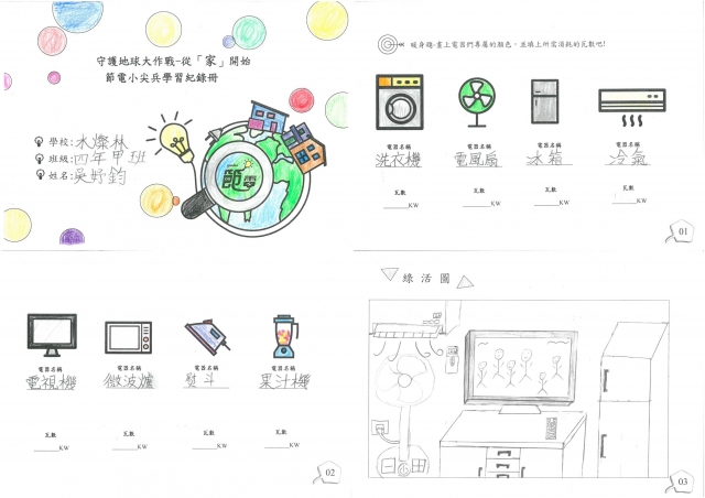 吳妤鈞-雲林縣小縣民教育活動學習紀錄冊-水燦林國小