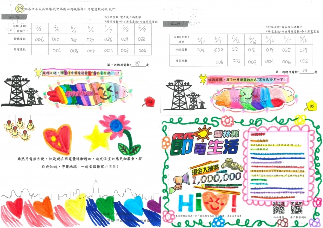 朱品緁-雲林縣小縣民教育活動學習紀錄冊-崇文國小