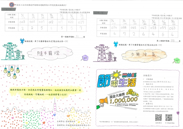 黃宥瑾-雲林縣小縣民教育活動學習紀錄冊-永光國小
