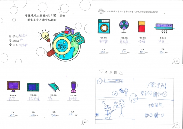 何侑軒-雲林縣小縣民教育活動學習紀錄冊-永光國小