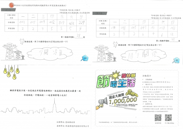 吳恩宇-雲林縣小縣民教育活動學習紀錄冊-永光國小