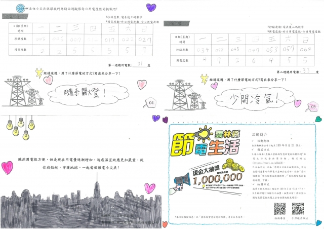 黃宥璇-雲林縣小縣民教育活動學習紀錄冊-永光國小