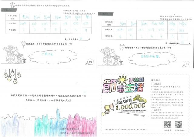 馬若凡-雲林縣小縣民教育活動學習紀錄冊-永光國小