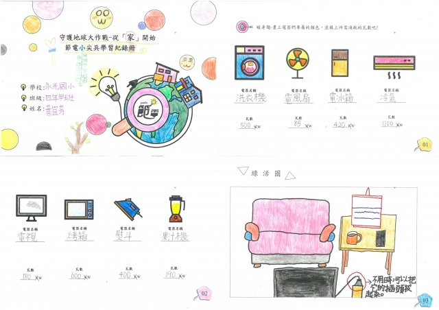 葉宜芳-雲林縣小縣民教育活動學習紀錄冊-永光國小