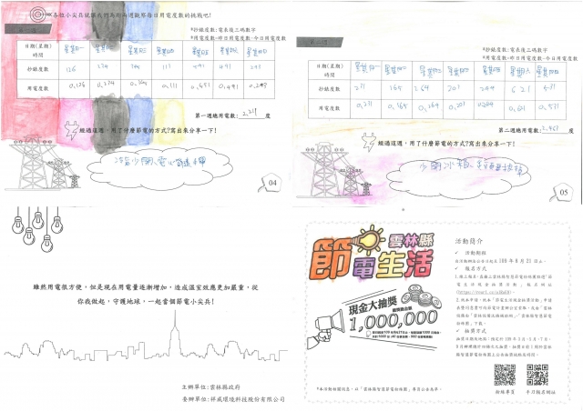 劉禹竺-雲林縣小縣民教育活動學習紀錄冊-麥寮國小