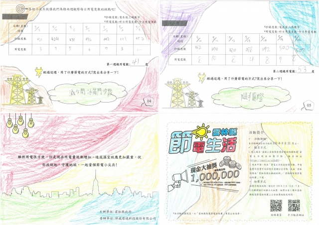 何明賢-雲林縣小縣民教育活動學習紀錄冊-麥寮國小