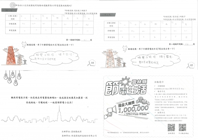 韋梓榆-雲林縣小縣民教育活動學習紀錄冊-麥寮國小