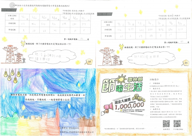 許羽均-雲林縣小縣民教育活動學習紀錄冊-麥寮國小