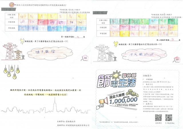 林宥蓁-雲林縣小縣民教育活動學習紀錄冊-麥寮國小