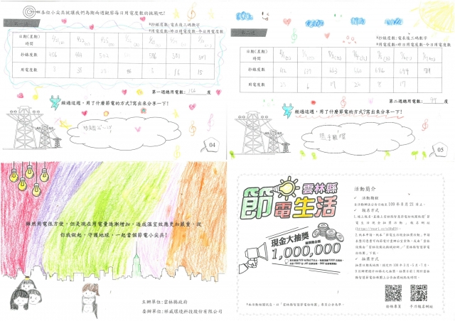 黃莘貽-雲林縣小縣民教育活動學習紀錄冊-麥寮國小