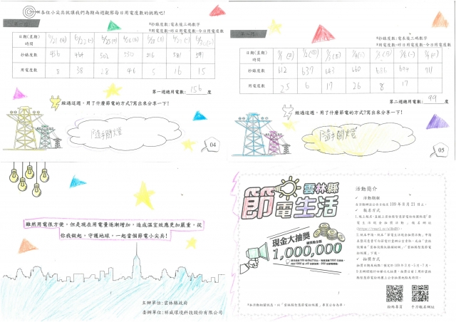 許恩嘉-雲林縣小縣民教育活動學習紀錄冊-麥寮國小