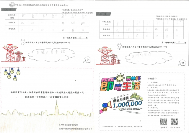 許柏億-雲林縣小縣民教育活動學習紀錄冊-麥寮國小