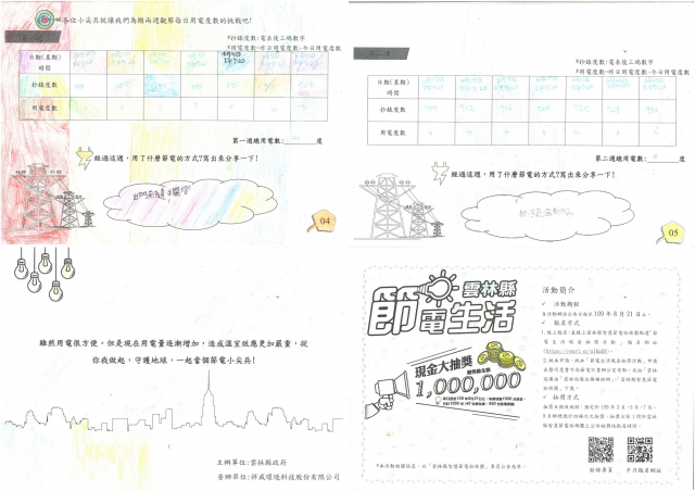 周愉喬-雲林縣小縣民教育活動學習紀錄冊-麥寮國小
