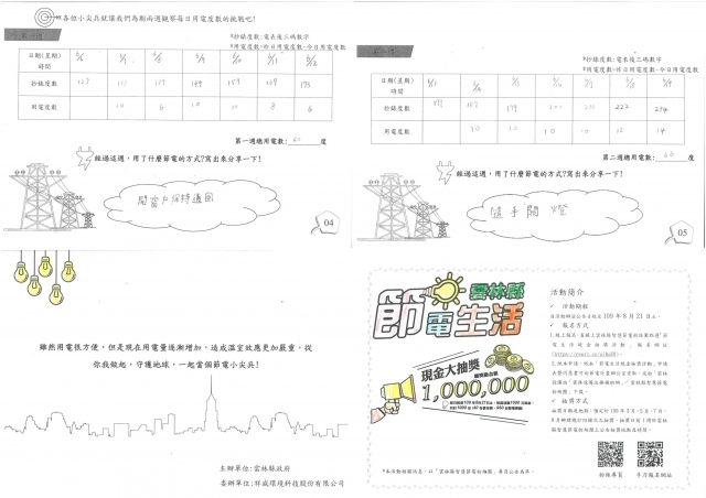 林沛辰-雲林縣小縣民教育活動學習紀錄冊-客厝國小