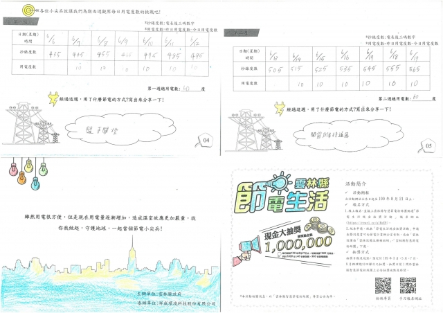 蔡亞澄-雲林縣小縣民教育活動學習紀錄冊-客厝國小
