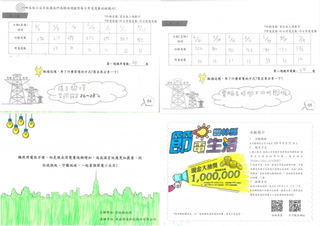 吳承侑-雲林縣小縣民教育活動學習紀錄冊-客厝國小