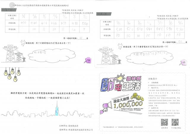 怡榕-雲林縣小縣民教育活動學習紀錄冊-客厝國小