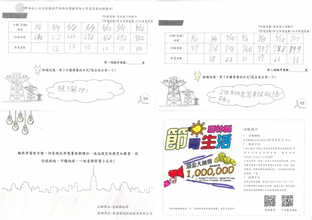 惠心-雲林縣小縣民教育活動學習紀錄冊-客厝國小
