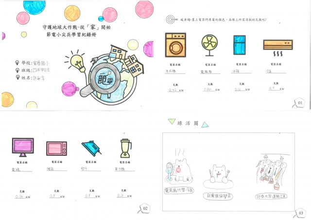 許淨淳-雲林縣小縣民教育活動學習紀錄冊-客厝國小