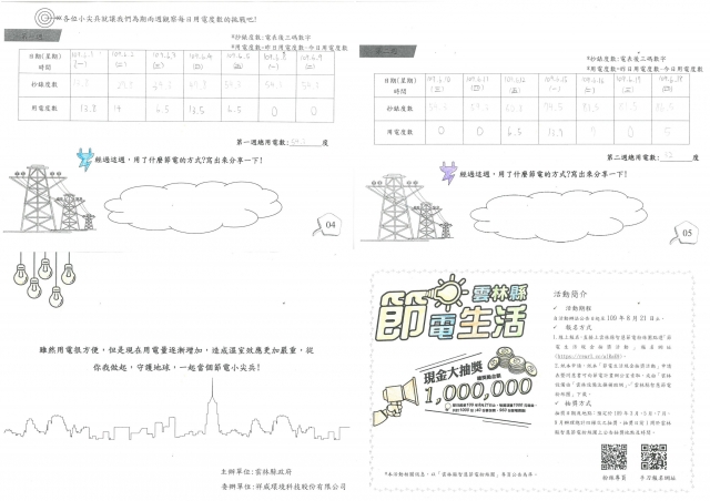 許淨淳-雲林縣小縣民教育活動學習紀錄冊-客厝國小