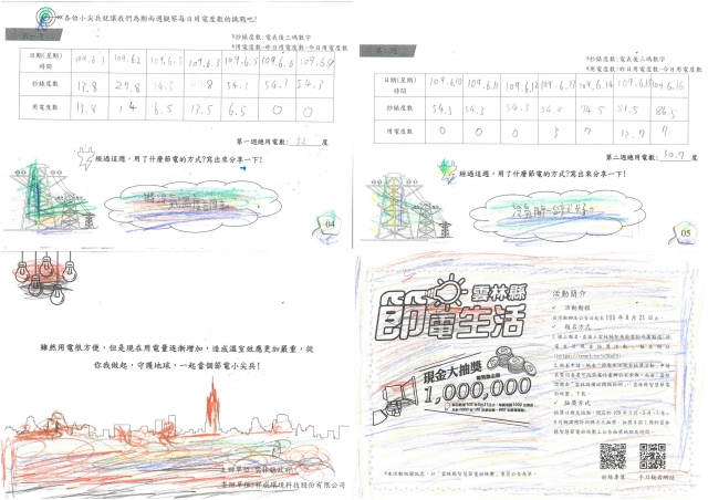 吳瑞恩-雲林縣小縣民教育活動學習紀錄冊-客厝國小