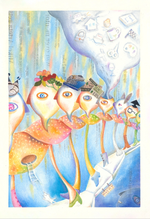 自由進化論 -2020《紙上躍躍然．典美插畫大賞》網路人氣獎票選
