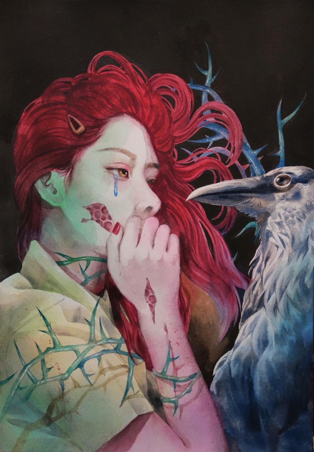 蛻變-逍遙遊 -2020《紙上躍躍然．典美插畫大賞》網路人氣獎票選