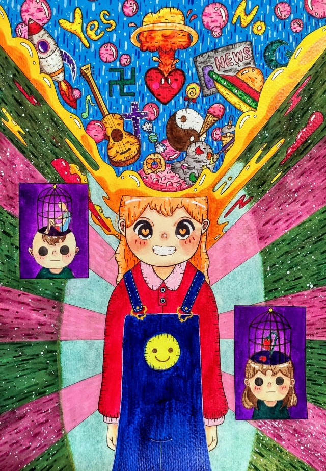 我渴望的自由-2020《紙上躍躍然．典美插畫大賞》網路人氣獎票選
