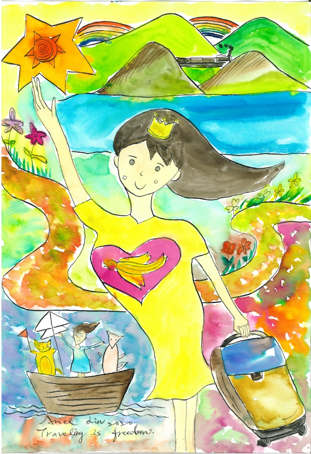 自由之愛-2020《紙上躍躍然．典美插畫大賞》網路人氣獎票選