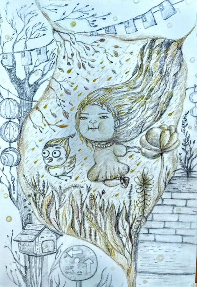 雲水山間自在遊-2020《紙上躍躍然．典美插畫大賞》網路人氣獎票選