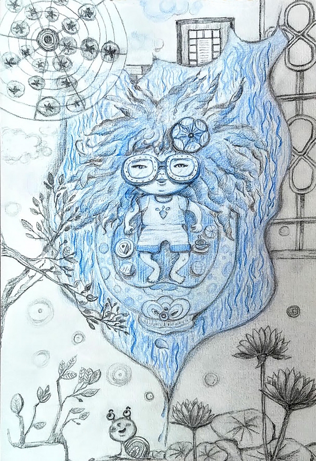 雲水山間自在遊-2020《紙上躍躍然．典美插畫大賞》網路人氣獎票選