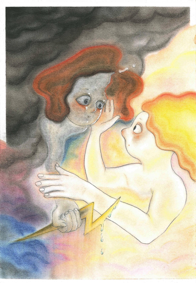 愛—自我和解的過程-2020《紙上躍躍然．典美插畫大賞》網路人氣獎票選
