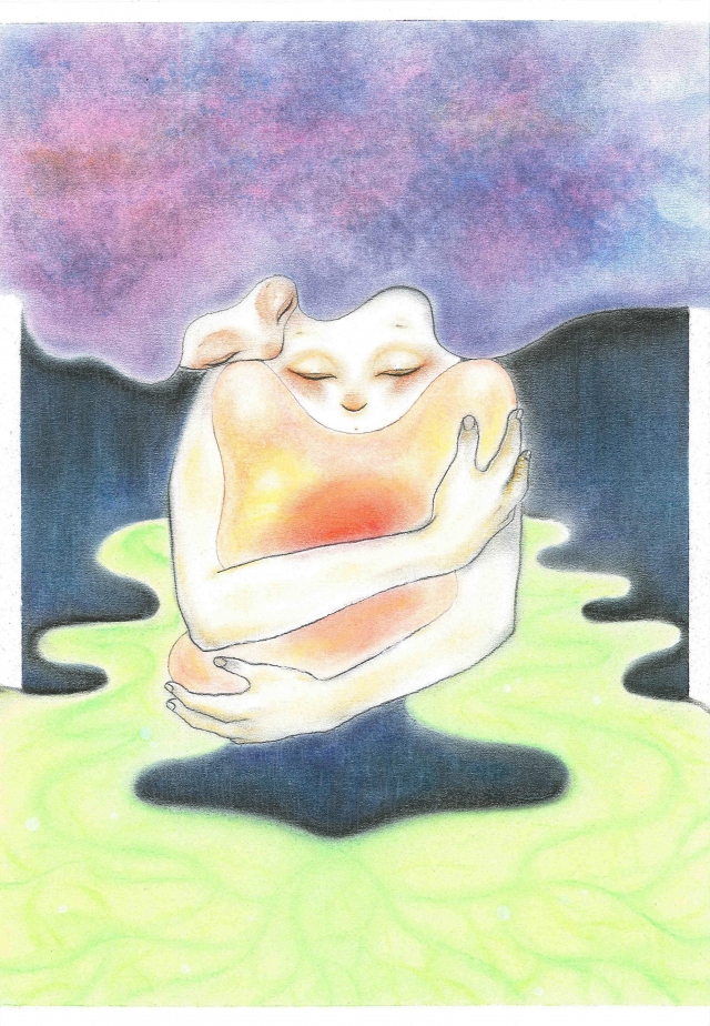愛—自我和解的過程-2020《紙上躍躍然．典美插畫大賞》網路人氣獎票選
