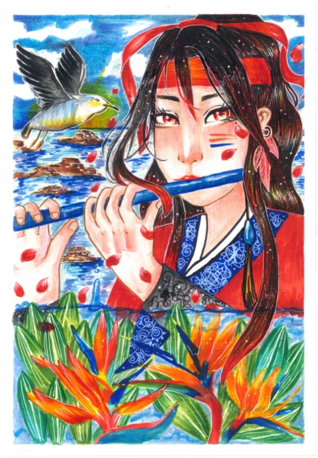享●自遊 -2020《紙上躍躍然．典美插畫大賞》網路人氣獎票選