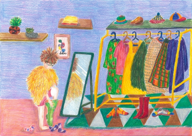 做自己－Be yourself -2020《紙上躍躍然．典美插畫大賞》網路人氣獎票選