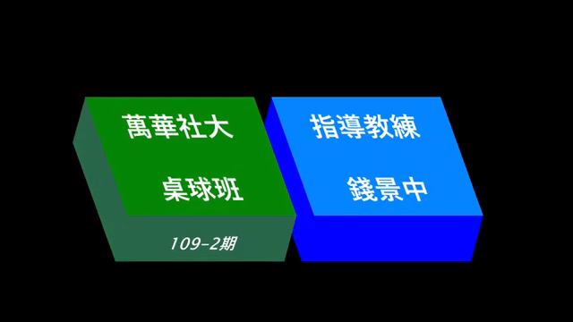 快樂學桌球-萬華社大成果展影片票選