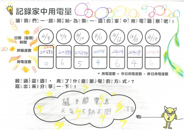 廖子瑩-雲林縣小縣民教育活動學習紀錄冊-虎尾國小