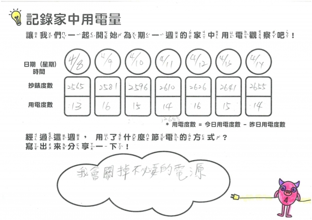 楊其諺-雲林縣小縣民教育活動學習紀錄冊-虎尾國小