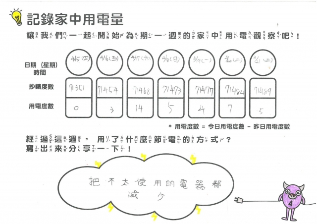 蔡宇宣-雲林縣小縣民教育活動學習紀錄冊-九芎國小