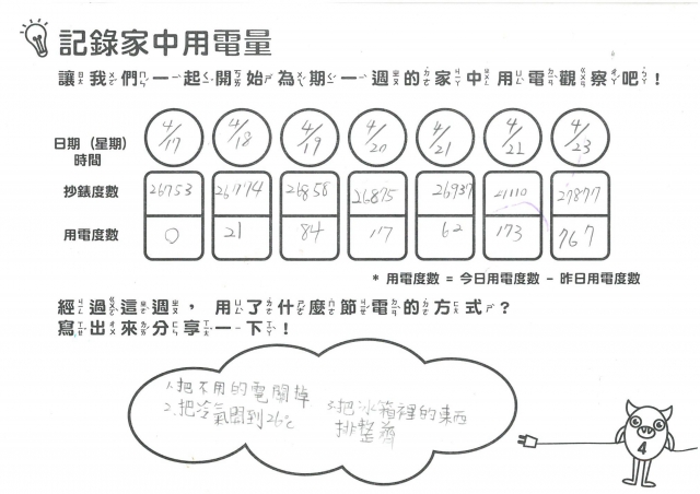 林恩羽-雲林縣小縣民教育活動學習紀錄冊-九芎國小