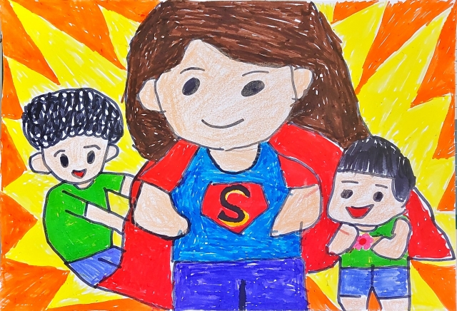 我最愛的超人媽媽-宜蘭家扶中心頭城服務處頭城好好玩線上徵文圖稿活動