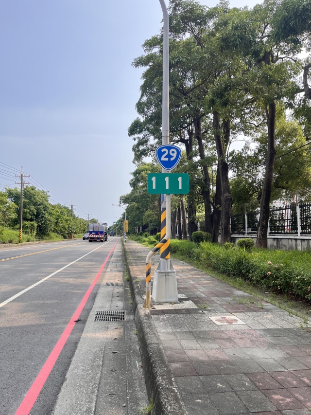 29-111 高雄市林園區 -TAIWAN 省道里程牌收集、解鎖照、省道里程牌座標位置下載、解鎖分享