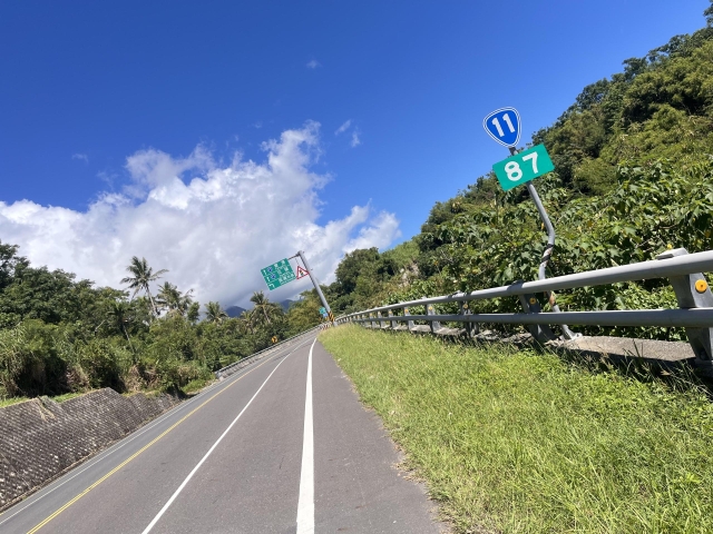 11-87 台東縣長濱鄉 -TAIWAN 省道里程牌收集、解鎖照、省道里程牌座標位置下載、解鎖分享