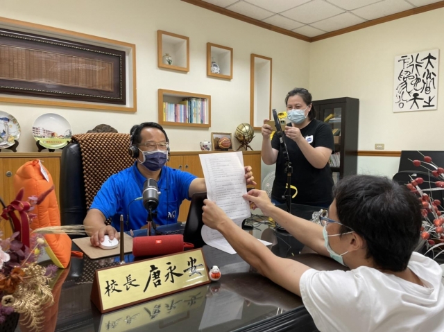 永平國小-唐永安校長-疫情期間錄製防災大會師資料-新北就是愛老師-愛的疫外連線人氣王票選